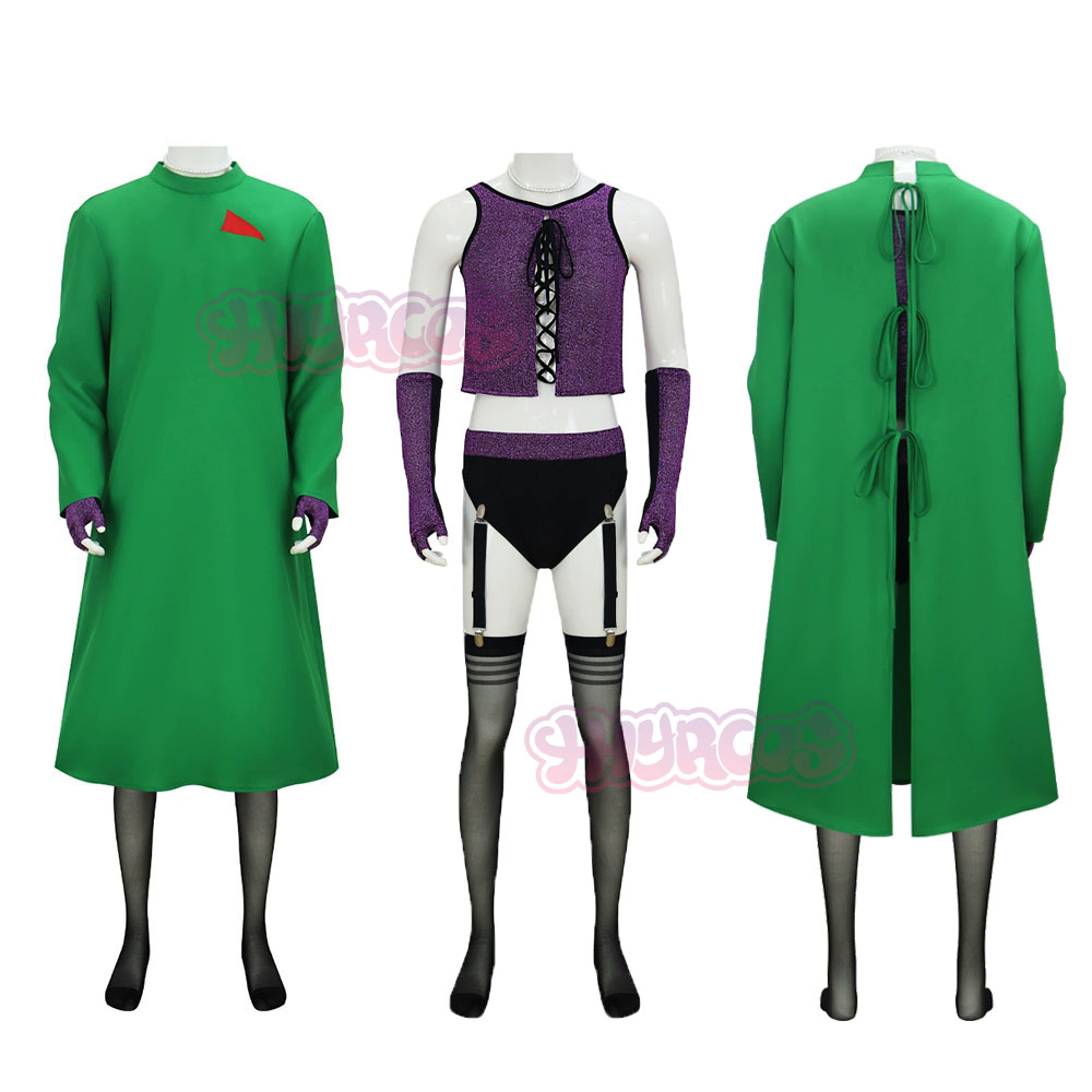 Formal Wear Gloves Men - Movie FFrank Furter Cosplay Men Green