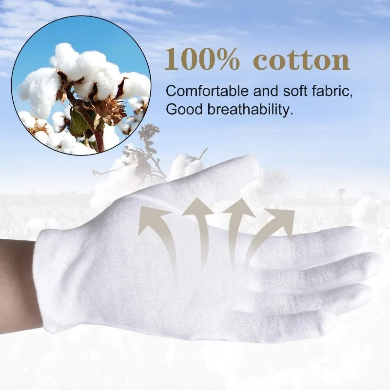 Formal Wear Gloves Men - 1pair White Cotton Gloves Men Formal