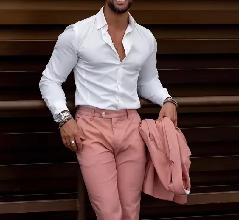 Men Formal Party Wear Outfit - 2026 Classic Men's Business Casual Suit