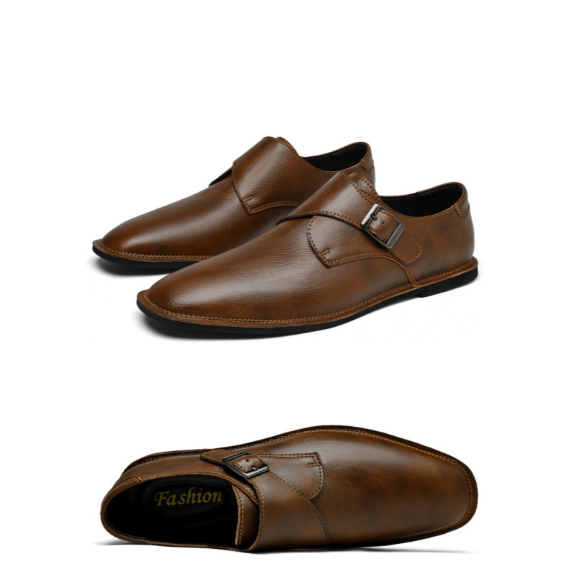 Men Formal Wear Photoshoot - Retro Men's Business Derby Shoes 2026