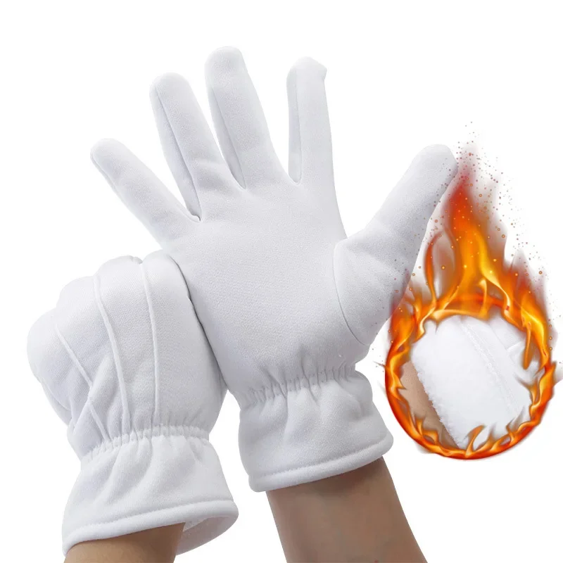 Formal Wear Gloves Men - 1Pair White Formal Gloves Winter Warm