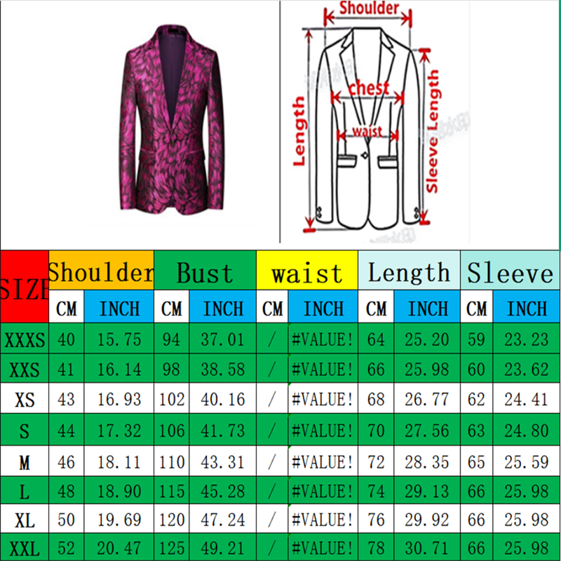 Red men's long-sleeved suit ja - Men Formal Wear Purple review and price