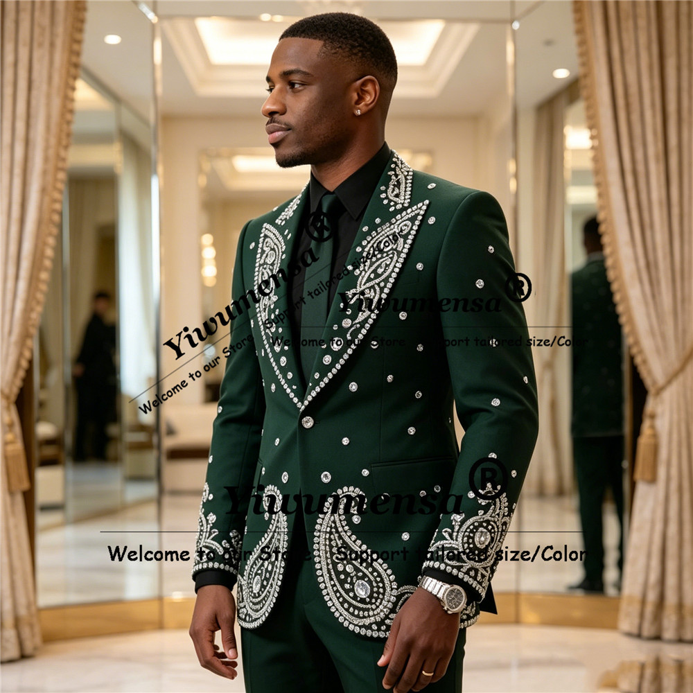Sparkly Jewelry Stones Ornamen - Men'S Formal Wear Attire review and price