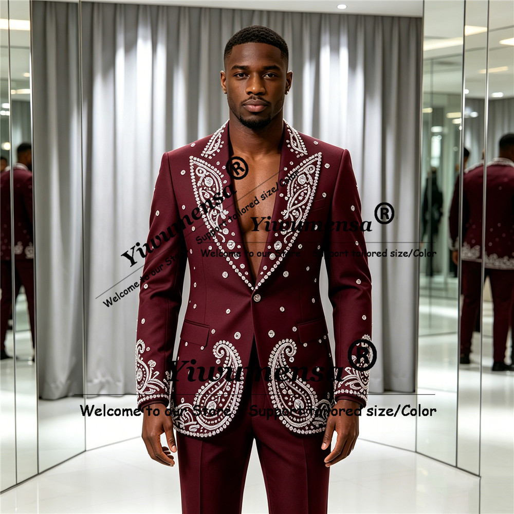Sparkly Jewelry Stones Ornamen - Men'S Formal Wear Attire review and price