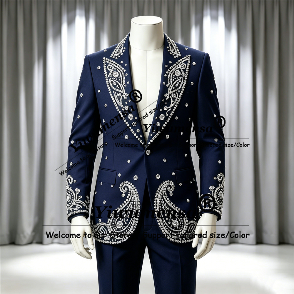 Sparkly Jewelry Stones Ornamen - Men'S Formal Wear Attire review and price