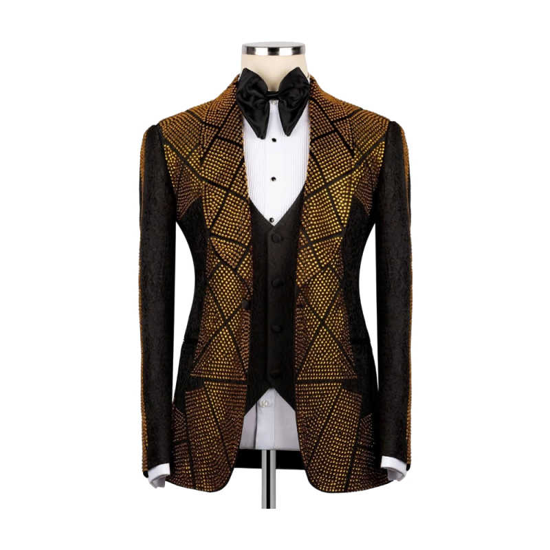 Gold Beads Men Suit Attire For - Men'S Formal Wear Attire review and price