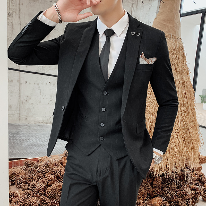 Men's Korean Style Three-Piece - Men'S Urban Formal Wear review and price