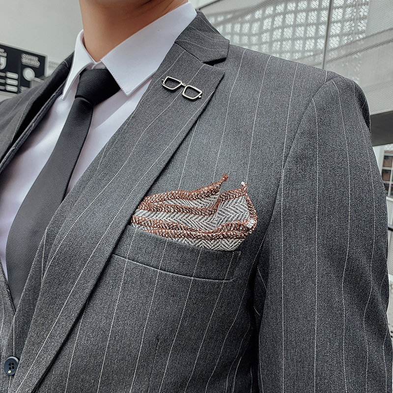 Men's Korean Style Three-Piece - Men'S Urban Formal Wear review and price