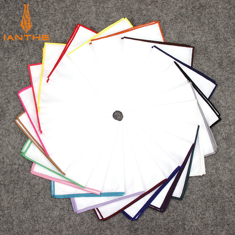 2018 Fashion Mens Cotton White - Pocket Square Set review and price