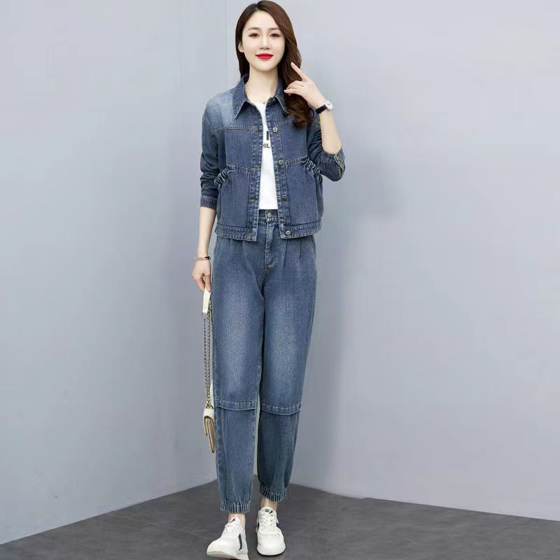 Women Denim Suits 2024 New Spr - Pocket Square Set review and price