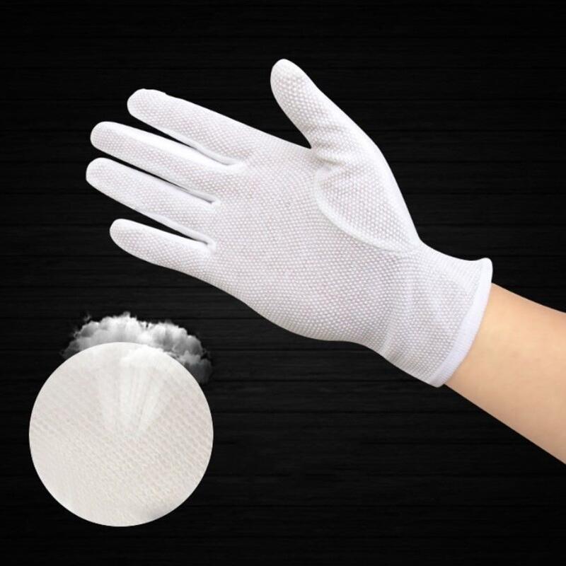 4PCS White Cotton Gloves Men F - Formal Wear Gloves Men review and price