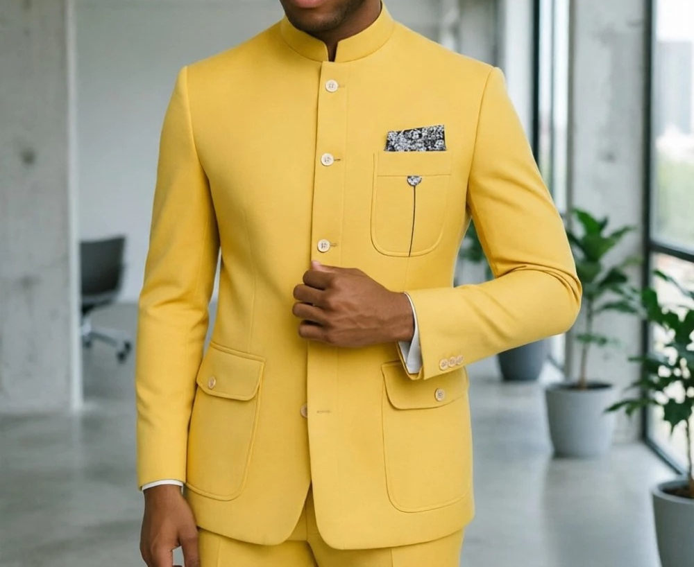 Safari Men Suits Men Premium L - Men Formal Wear Green review and price