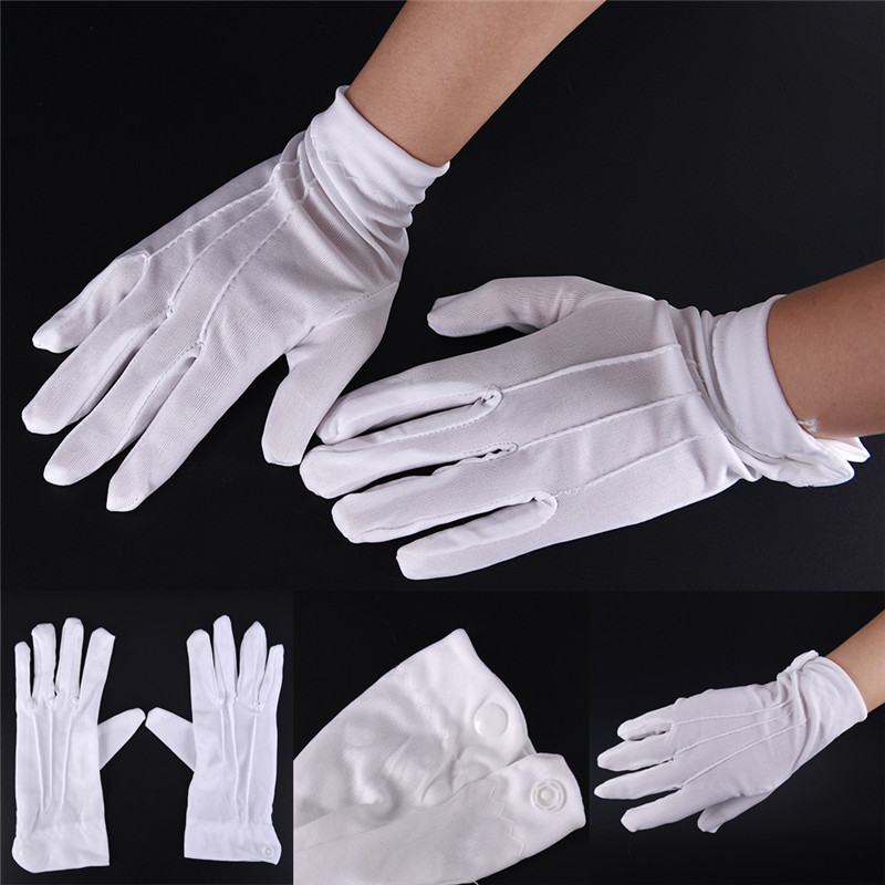 1Pair White Formal Gloves Men  - Formal Wear Gloves Men review and price
