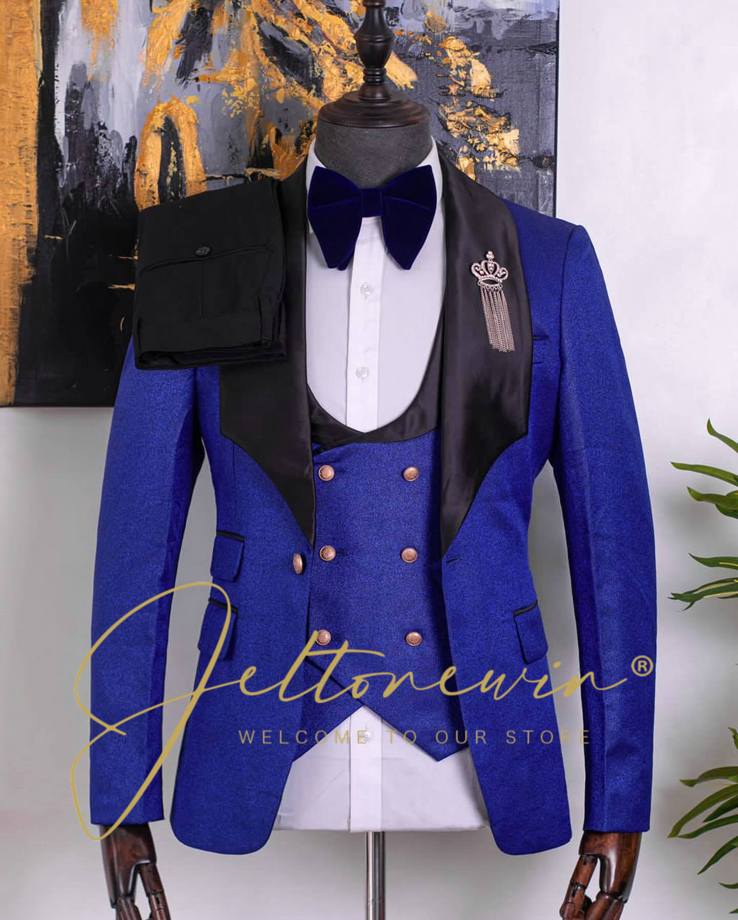 Men's Green Three Piece Tuxedo - Men Formal Wear Green review and price