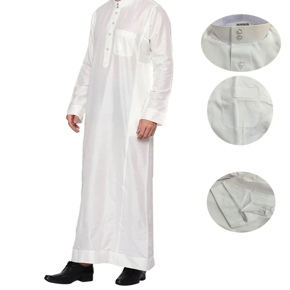 Mens Polyester Qatari Thobe St - Arabic Formal Wear Men review and price