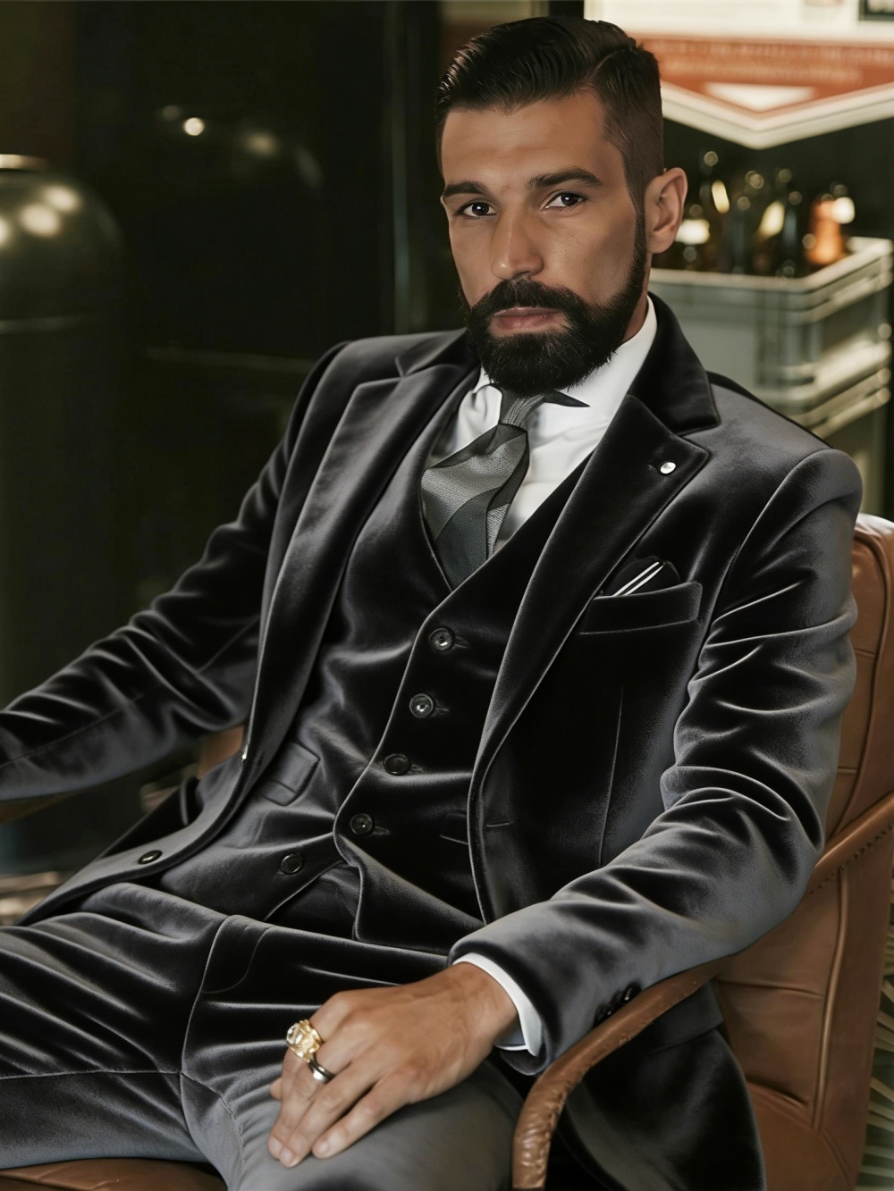 Men's Velvet Suits 3 Pieces Da - Men Formal Party Wear Outfit review and price