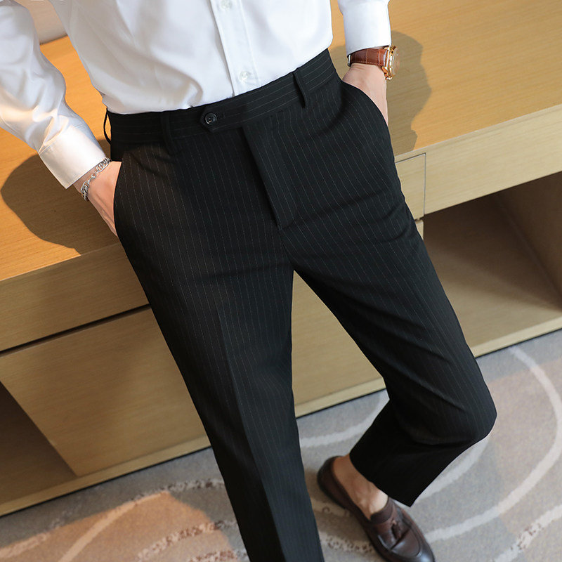 Men's Premium Striped Trousers - Men'S Urban Formal Wear review and price