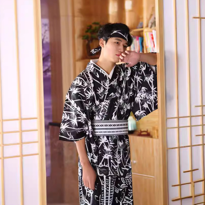 Men's Japanese Bamboo-Pattern  - Men Formal Wear Photoshoot review and price