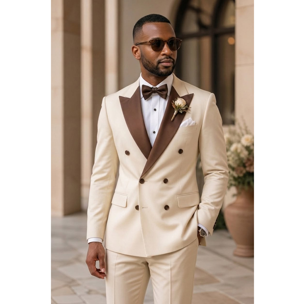 Men Double Breasted Tuxedo Sui - Men Formal Party Wear Outfit review and price