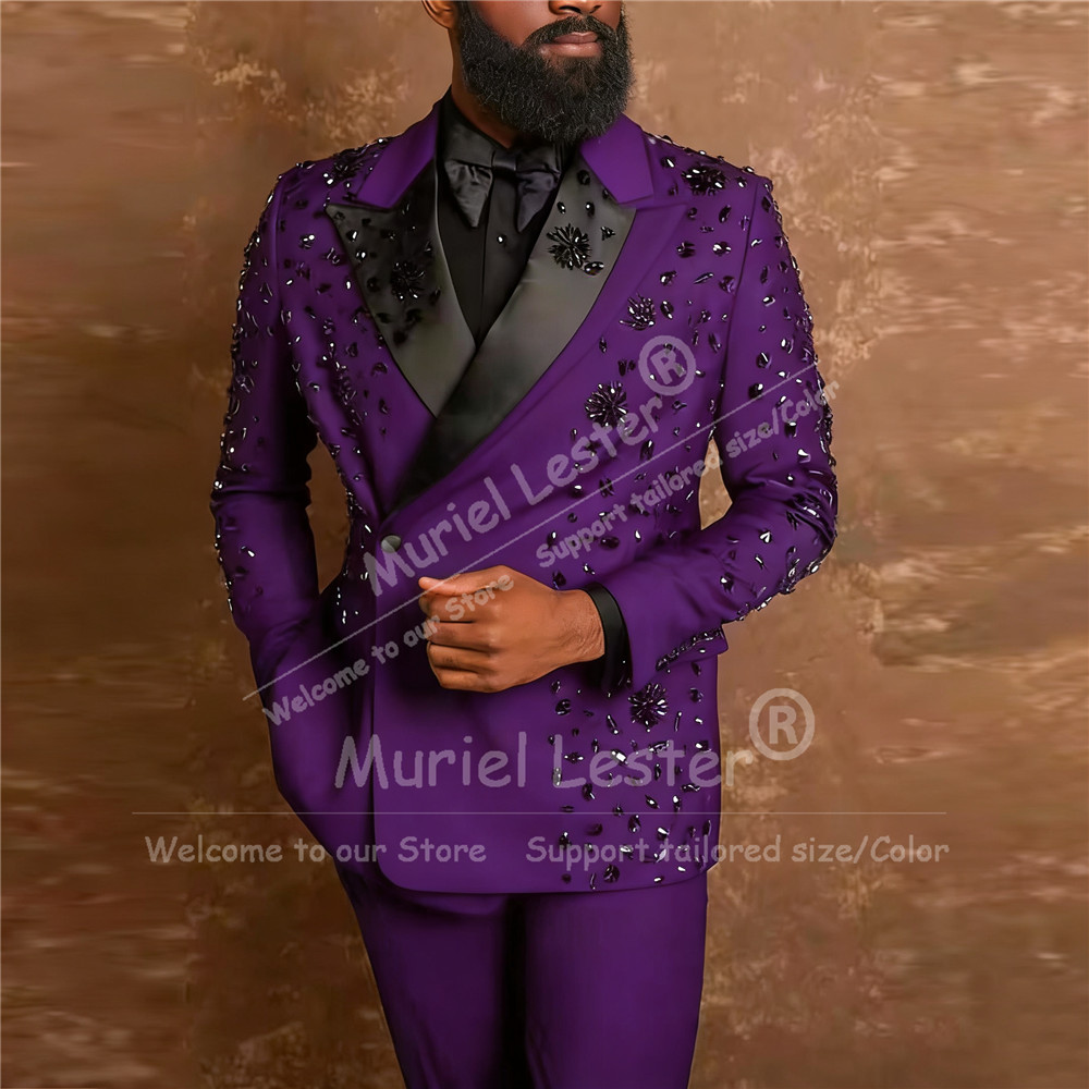 Exclusive Diamond Beaded Suit  - Men'S Formal Wear Attire review and price